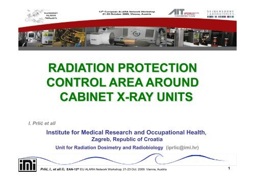 Radiation Protection Control Area Around Cabinet X Ray