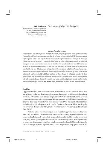 01 Henderson 03.pdf - Tydskrif vir Letterkunde