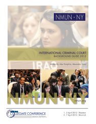 International Criminal Court (ICC) - National Model United Nations