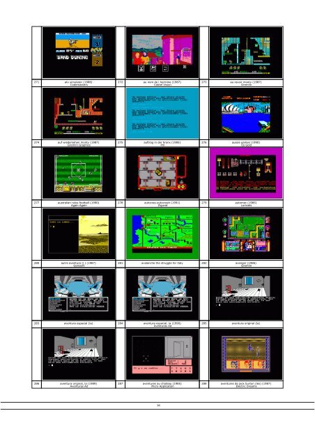 the amstrad cpc screenshot catalog - Press Play Then Any Key