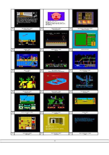 the amstrad cpc screenshot catalog - Press Play Then Any Key