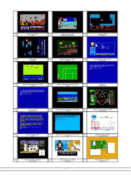 the amstrad cpc screenshot catalog - Press Play Then Any Key