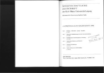 WISSENSCHAFTLICHE ZEITSCHRIFT der Karl-Marx-Universität ...