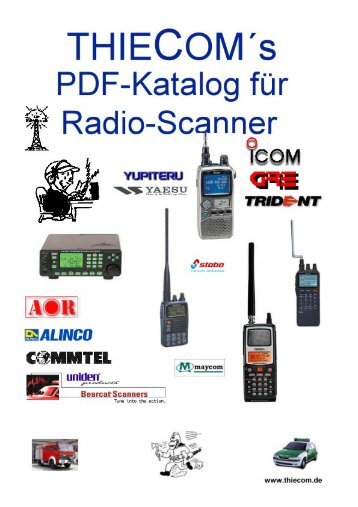 Radio-Scanner Katalog von www.thiecom.de