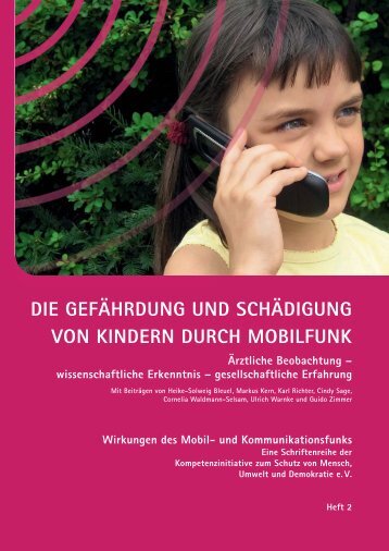 die gefährdung und schädigung von kindern durch mobilfunk