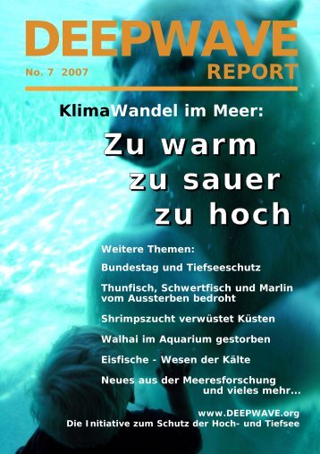 Der Klimawandel - von Deepwave eV