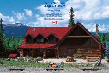 Clearwater Lake Lodge and Resort