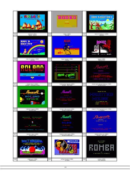 the amstrad cpc load screen catalog - Press Play Then Any Key