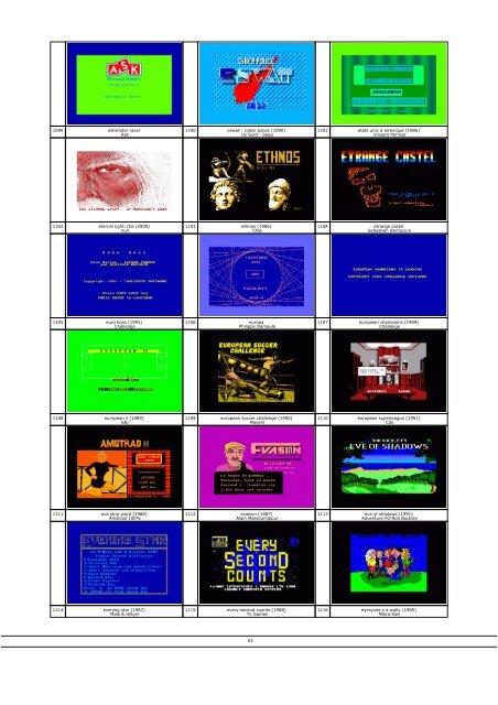 the amstrad cpc load screen catalog - Press Play Then Any Key