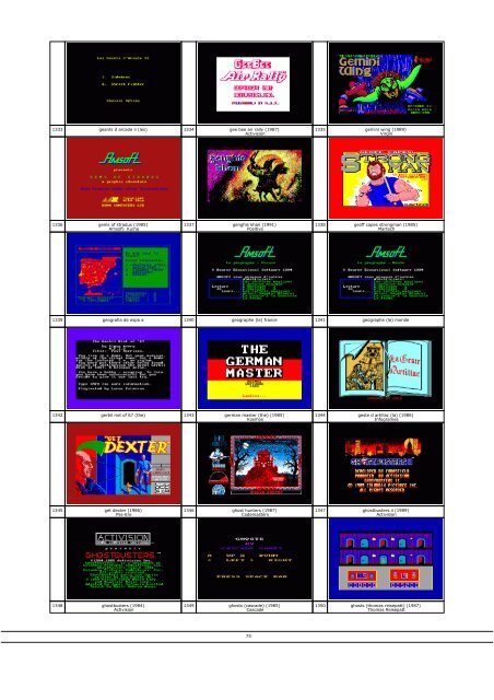 the amstrad cpc load screen catalog - Press Play Then Any Key