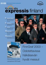 expressis finland 01/03 suuri FinnGraf -numero!! - manroland Nordic ...