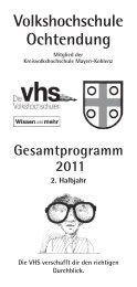 Gesamtprogramm - Ortsgemeinde Ochtendung