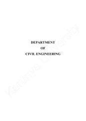 DEPARTMENT OF CIVIL ENGINEERING - Karunya University