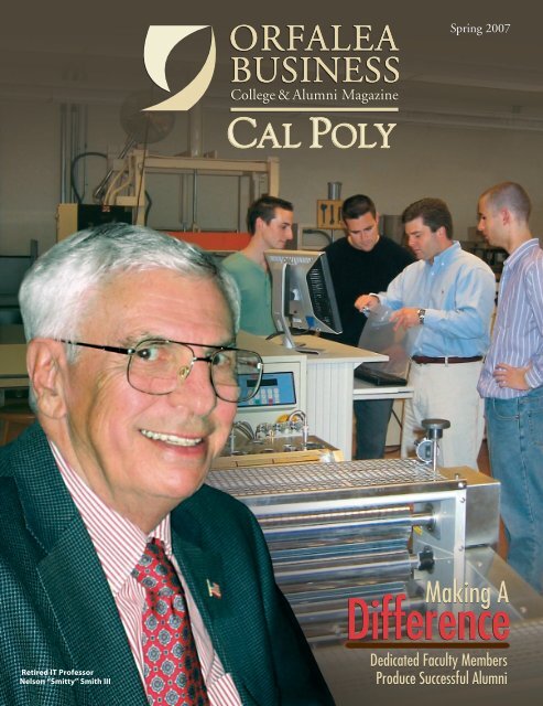 OCOB Mag Spring 07-2b - Cal Poly College of Business