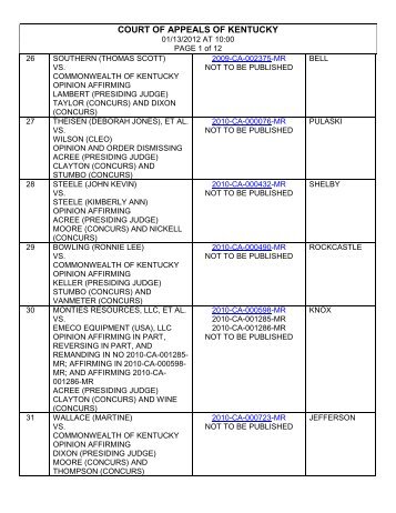 VS - Kentucky Court of Justice