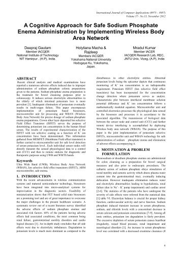 A Cognitive Approach for Safe Sodium Phosphate Enema ...