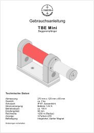 TBE mini Gebrauchsanleitung.cdr - bei Theis Feinwerktechnik