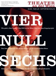 Theatermagazin 04/06 - Theater an der Wien