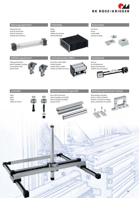 RK ROSE KRIEGER Produktübersicht Product overview ... - Eling.sk