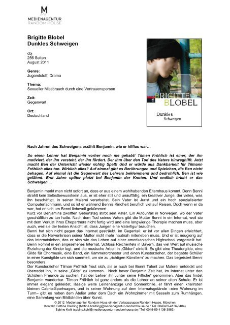 Filmstoffe Jugendbuch (5,1 MB) - Medienagentur Random House