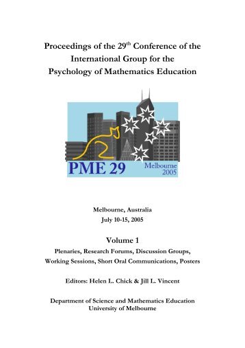 Proceedings of the 29 Conference of the International - European ...
