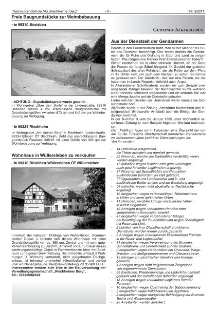 Amts- und Nachrichtenblatt der VG "Riechheimer Berg" Nr