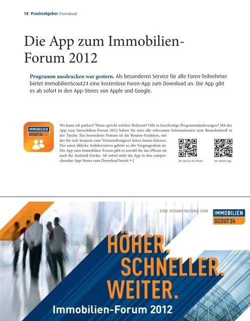 Buch 1.indb - Immobilien-Forum 2012 - ImmobilienScout24