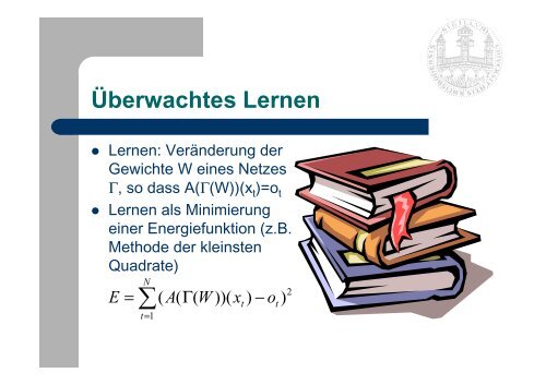 Neuronale Netze - Universität Regensburg