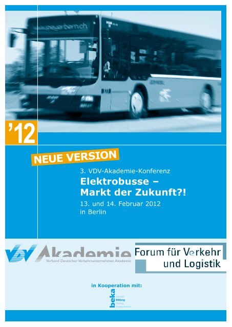 Elektrobusse - VDV-Akademie