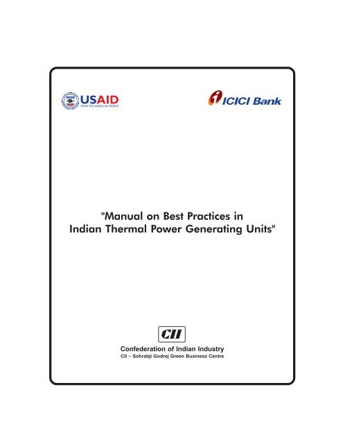 "Manual on Best Practices in Indian Thermal Power Generating Units"