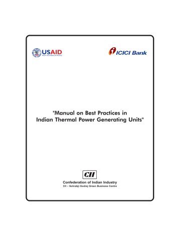 "Manual on Best Practices in Indian Thermal Power Generating Units"