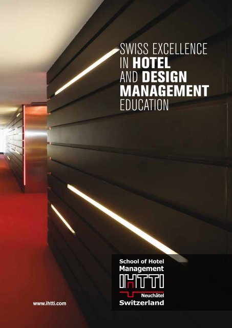 swiss excellence in hotel and design management education