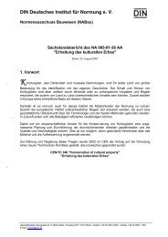 NABau-Jahresbericht 2010 - Teil 2 - NABau - DIN Deutsches Institut ...