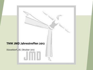 Tagesordnung TNW-Jahrestreffen JMD