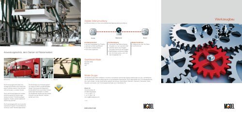 Prospekt Werkzeugbau - Model Holding AG