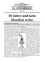 10 Jahre und kein bisschen weise - BI Zukunft Lubminer Heide eV