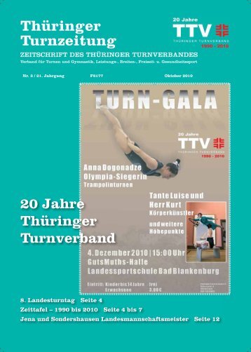 Thüringer Turnzeitung - Thüringer Turnverband eV
