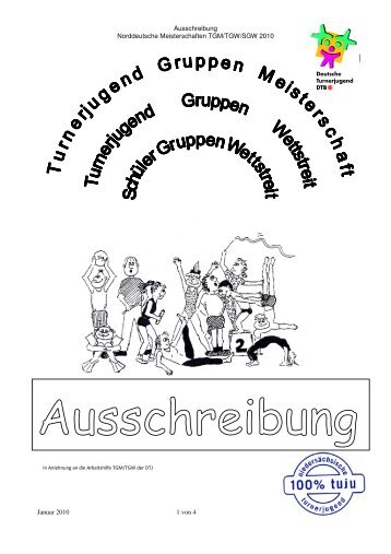 Ausschreibung Norddeutsche Meisterschaften TGM/TGW/SGW ...