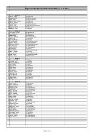 Ergebnisse Kreisklassenrangliste 2011 - Tischtennis Bezirk Heilbronn