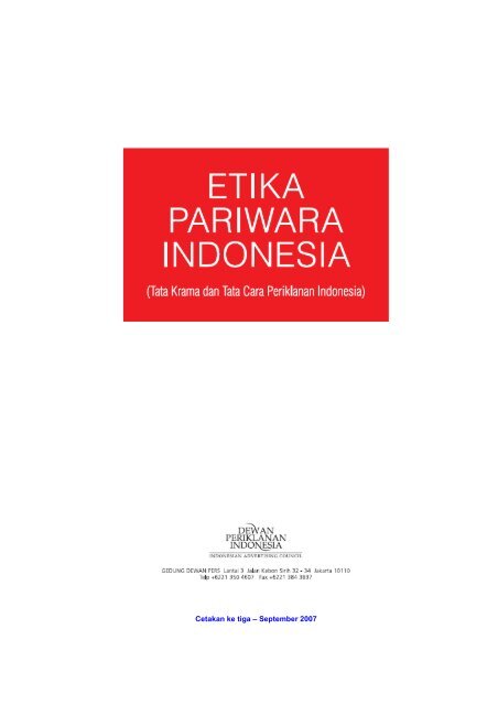 kesepakatan bersama etika promosi obat diabetes
