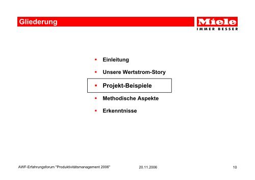 Potentiale und Wertströme identifizieren