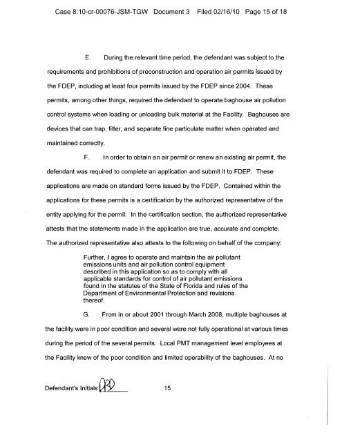 Case 8:10-cr-00076-JSM-TGW Document 3 Filed 02/16/10 Page 1 ...