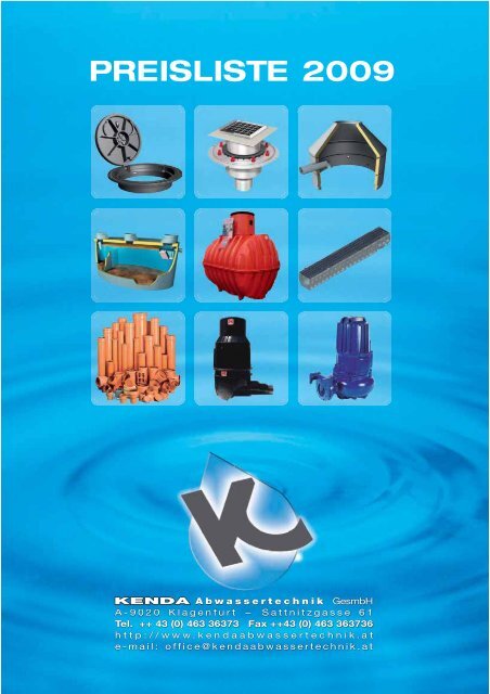 Gesamte PL2009.pdf - Kenda Abwassertechnik