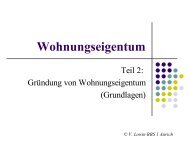 Präsentation zum Thema Wohnungseigentum (Teil 2 ... - BBS1 Aurich