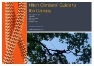 Hitch Climbers' Guide to the Canopy - Drayer