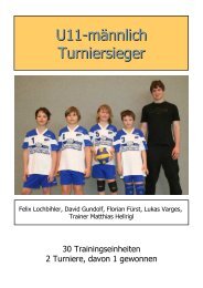 U11-männlich Turniersieger - Chronik Mils