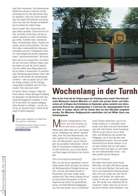 Münchner Stadtgespräche - Umweltinstitut München e.V.