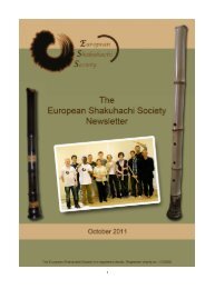 Untitled - European Shakuhachi Society