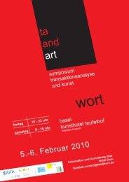 symposium transaktionsanalyse und kunst basel kunsthotel teufelhof