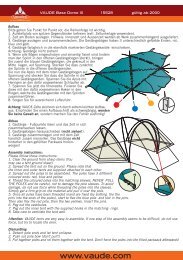 Vaude Base Dome III - Fliegfix